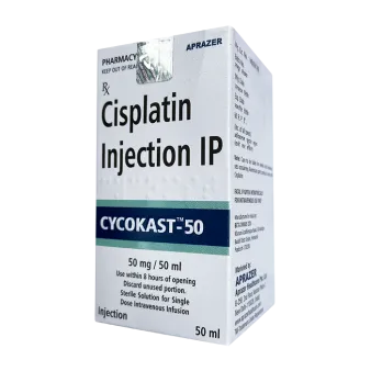Цисплатин Cycokast концентрат для р-ра для инф. 1мг/мл фл. 50мл (50мг)