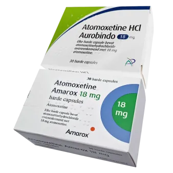 Атомоксетин HCL 18 мг Европа :: Аналог Когниттера :: Aurobindo/Glenmark/Amarox капс. №30